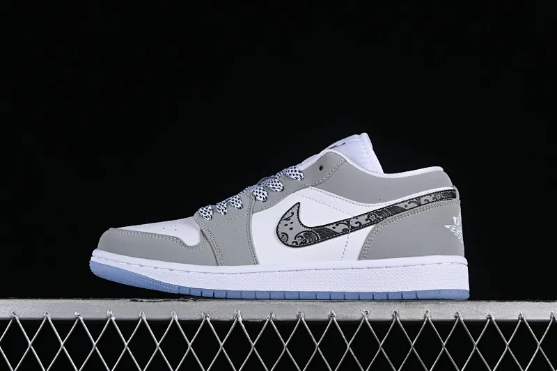 All Categories Air Jordan Jordan Series Basketball Shoes Air Jordan 1 Low Air Jordan 1 Low AJ1 Joe 1 Wolf Gray Low-top Cultural Leisure Sports Shoes DC0774-105